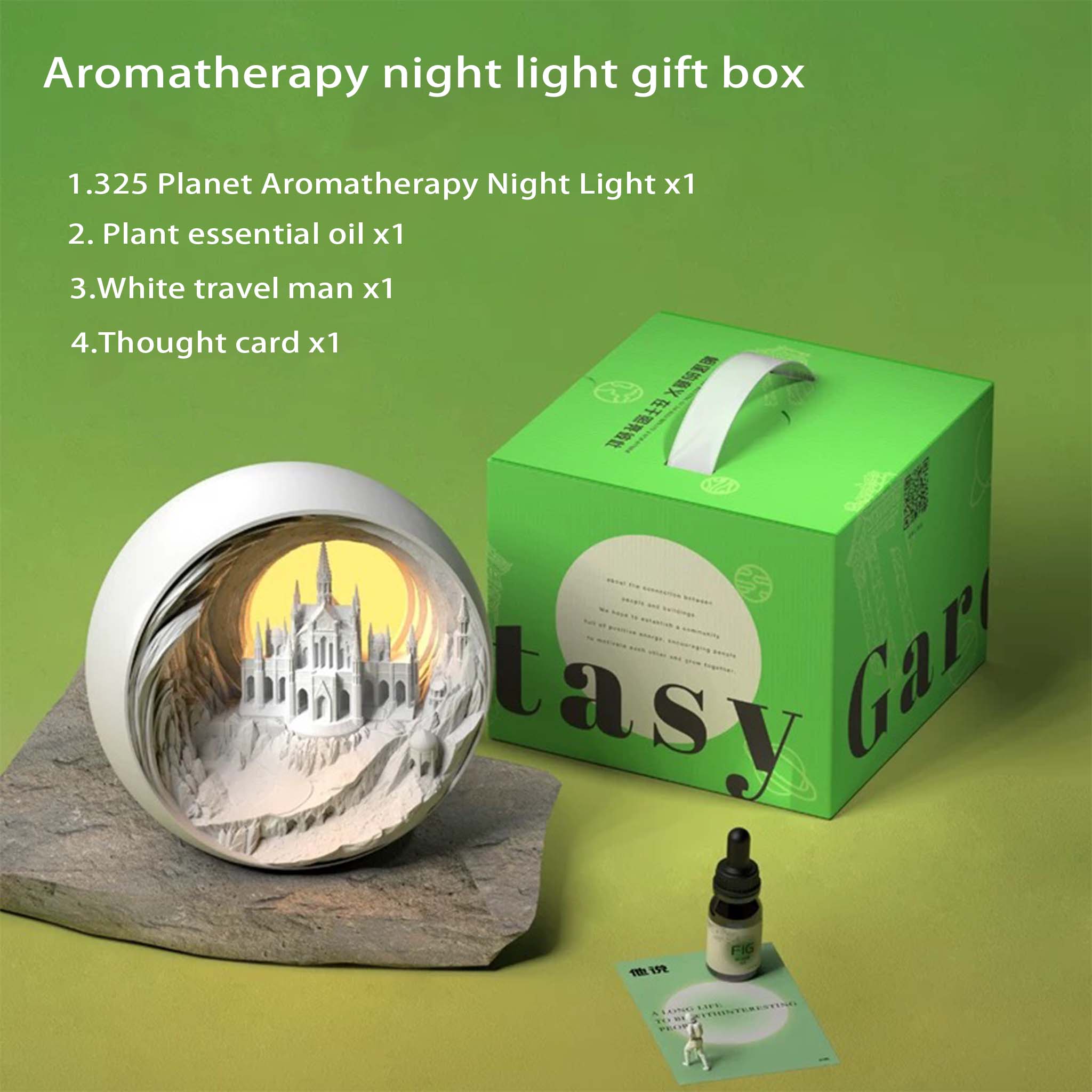 325 planet plaster touch aromatherapy lamp bedroom bedside atmosphere essential oil diffuser night light gift